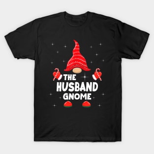 The Husband Gnome Matching Family Christmas Pajama T-Shirt